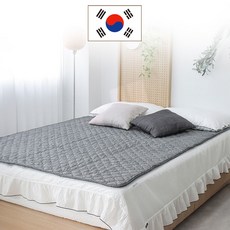 [국산 전자파 없는 명품]한일 카본 탄소매트 EMF 전기매트 전기요 온열 장판 물세탁, 싱글(105cmX180cm)