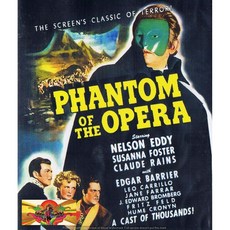 오페라의 유령 (1943) [블루레이] Phantom of the Opera (1943) [Blu-ray], Blu-ray, 1개