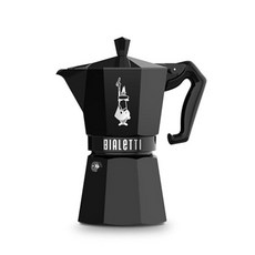 BIALETTI 비알레띠 모카 익스클루시브 이탈리아레드 직화식 커피메이커, 블랙6컵