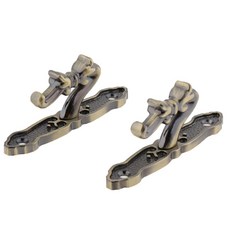STK 1Pair 커튼 홀드 백 금속 커튼 Tieback Wall Hook, Bronze_B