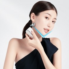 고주파 EMS 뷰티디바이스 핸디형 마사지기 얼굴 피부 리프팅 미용 기기 홈케어 디바이스, 화이트, MYQ-186