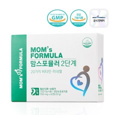 맘스포뮬러 2단계 임산부 수유부 산후 출산후 종합 비타민 철분제 모유수유, 1개, 60정 1개, 60정
