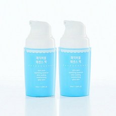 베이커세븐 매직버블에센스팩 2종- 핑크(미백수분보습) 50ml 2개 블루(트러블모공피부진정) 50ml 2개, 블루 50ml x 2EA