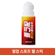 롤온 아쿠아쿨 레드 롤 휴대용 바르는 스틱 파스 핫파스 운동 전 후 웜업 온찜질 효과 100ml, 1개, 1개