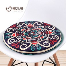 라운드 쿠션 좌식의자 메모리폼 라꾸라꾸 미니견, AH_직경 42cm