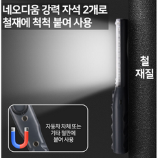 프리즘빔 캠핑 랜턴 휴대용 충전식 자석 LED 낚시 손전등 작업등, 1개