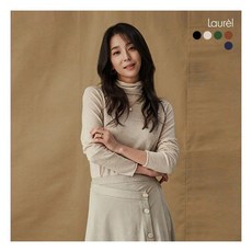 [라우렐] ○ 메리노울 블렌디드 홀가먼트 니트 풀오버 2종