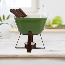 퐁듀 치즈 포트 퐁듀 버터 초콜릿 분수 뷔페 멜트 워머, 1개