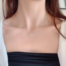 실버나비목걸이