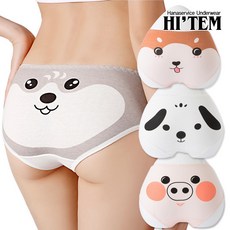 힛템 귀여운 엉덩이 케릭터 러블리 팬티