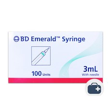 BD Emerald Syringe 일회용 주사기 23G 3cc 3ml 100EA