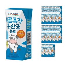 파스퇴르 바른목장 유산균 음료, 240개, 125ml