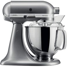 KitchenAid 식품 가공기 5KSM175PSEMS 장인 4 8L 메달리온 실버, 단일상품