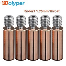 Ender3 CR10 바이메탈 방열판 스로트 부드러운 바이메탈 티타늄 및 구리 방열판 업그레이드 CR10 Ender 3 V2 PRO Ender 5 용 1-5 개, 없음, 1) 1pcs