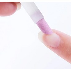 네일 셀프 케어 세라믹 스톤형 손톱관리 정리 큐티클 손질 제거 도구, 10개, 화이트