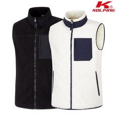 콜핑 겨울신상 50%베스트 보온성높은 플리스 조끼 남성용 [KRV0764] 2001부평