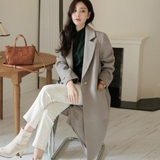 키첼 마일드 울 원버튼 코트