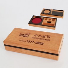 DR원목곰돌이직립인주DR-8578사무용품인주함인주도장인주원목인주함데스크용품