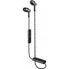 마이크를 통한 Bluetooth 연결을위한 ONKYO 지원 무선 이너 이어 헤드폰 E200BT （B） (검정색) (일본 국, 단일상품, 단일상품