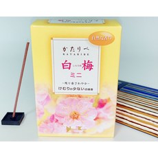 니폰코도 카타리베 백 매화향 - 인센스스틱 일본향 스틱향 마음안정 요가향 일본인센스스틱 태우는향 일본인센스 스틱향초 향초스틱 명상용품 INCENSE 인센스향 피우는향 매화