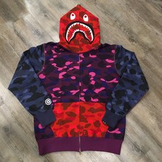 **SALE** BAPE Shark Hoodie - Crazy Camo - S 베이프후드 후드