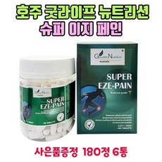 호주 직구 이지페인 EZE-PAIN 180정 6통 GS칼텍스 5천원주유권 수량별증정 부모님 추천, 6개, 180개