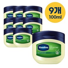 바세린 프로텍팅 젤리 알로에, 100ml, 9개