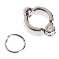 5.5mm-14.5mm 앵무새 다리 반지 새 비행 로프 발 제어 조류 야외 드롭 액세서리, 8.5mm