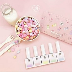 그라시아 진비 밀크파스텔 5종 Set 우유시럽젤 컬러젤