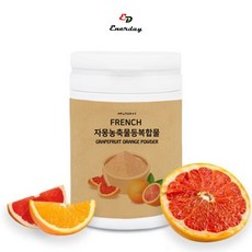 에너데이 프랑스 자몽 오렌지 복합 추출물 시네트롤 농축 분말 나린진 ucp단백질 헤스페리딘 과라나 와일드망고 풋사과 레몬밤 히비스커스 모유유래유산균 체지방 뱃살 바디라인, 230g, 1병