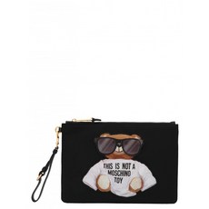[MOSCHINO] 여성 테디 클러치 블랙 A842982121555