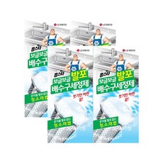 홈스타 보글보글 발포 배수구 세정제, 40g, 12개입