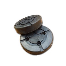 호환 라운드 고무 암 패드 리프트 차량 트럭 호이스트 130mm 로트당 4 개