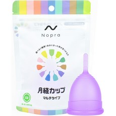 Nopra Cup 노플라 컵 월경 컵 멀티 타입 경혈 컵 생리 컵 menstrual cup (N12 퍼플 L 사이즈 (x 1)) Nopra Cup ノプラカップ 月経カップ マルチタ, 1개, 1개입