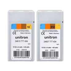유니트론 보청기 배터리 공용 듀라셀 밧데리 건전지 40알, 듀라셀 312A, 1box