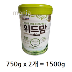 파스퇴르 위드맘 2단계, 1500g, 1개