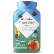 Vitafusion Fiber Well Fit 莓果桃軟糖, 1個