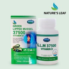 네이쳐스리프 초록홍합 37500 비타민D, 60 캡슐 * 60개