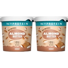 Myprotein 마이프로틴 올 네추럴 아몬드 버터 크런치, 2개, 1kg