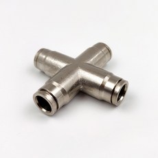 6.35mm 9.52mm 12.7mm 고압 포깅 기계 부속품 안개 체계 부속 냉각 옥외 장치, Cross Connector