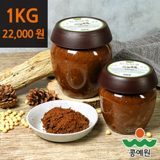 콩예원 국내산 토속된장 1kg, 1개