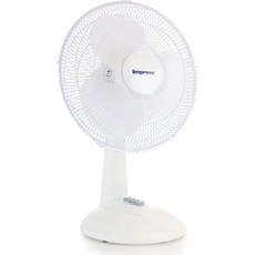 탁상용선풍기 저소음 미니 발선풍기 인상 12인치 3단 진동 테이블 팬 화이트, 1개