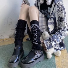 리본레이스허벅지스타킹