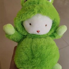 개구리양모인형
