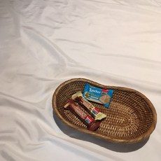 [업체배송] 라탄 땅콩 바구니, 단품