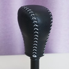 솔기를 비우다 리얼가죽 전용 광차 픽 피아트 피샹 기뻐함 기어봉 시프트 레버, 블랙 가죽 백선