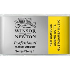 Winsor & Newton 전문 수채화 물감 전체 팬 New Gamboge, 단일상품