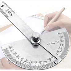 스텐인레스스틸 공업용 제도 분도기 SE01254, 단품