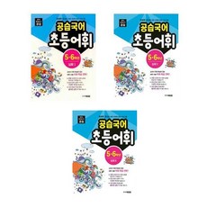 공습국어 초등어휘 5.6학년 심화 1+2+3 - 3권세트 (어휘력 C-4+5+6)