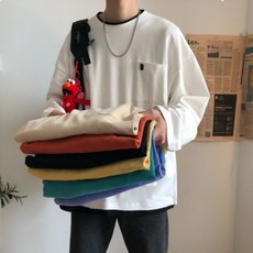 STA84 원포켓 롱슬리브 티셔츠 7컬러 MH401